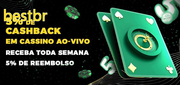Promoções do cassino ao Vivo bestbr
